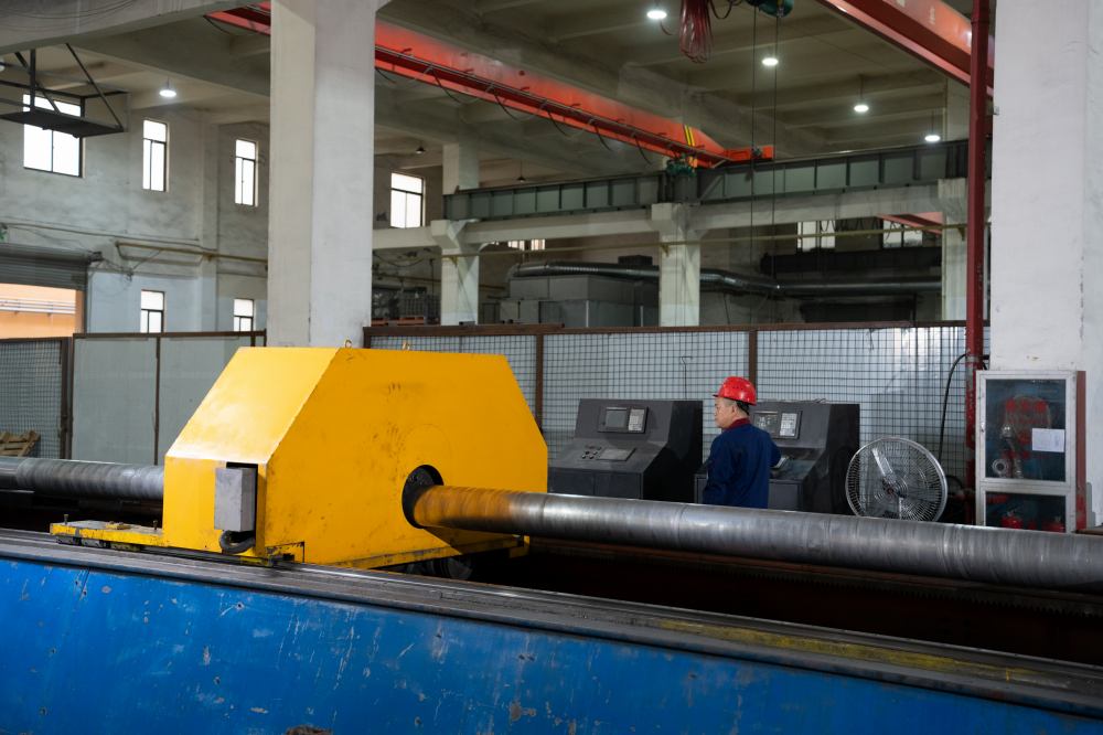 MORELUX high-efficiency steel pole production line
