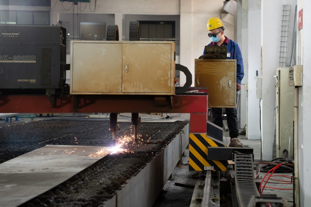 MORELUX high-efficiency steel pole production line